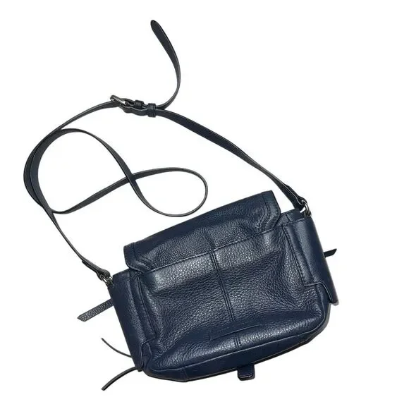 Vince Camuto Women's Blue Ink Leather Crossbody Bag Small Casual - Picture 2 of 7